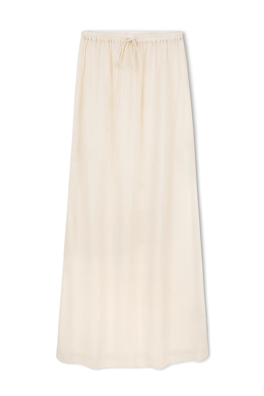 Textured Maxi Skirt - Stone