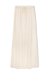 Textured Maxi Skirt - Stone