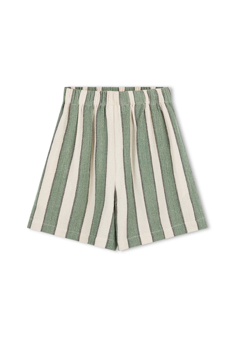 Organic Cotton Short - Eucalyptus Stripe