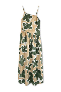 Linen Dress - Eucalyptus Flower