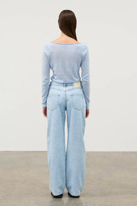 Mid Rise Recycled Denim Jean - Light Wash