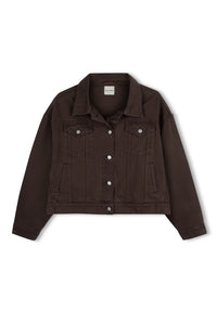 Recycled Denim Jacket - Cocoa