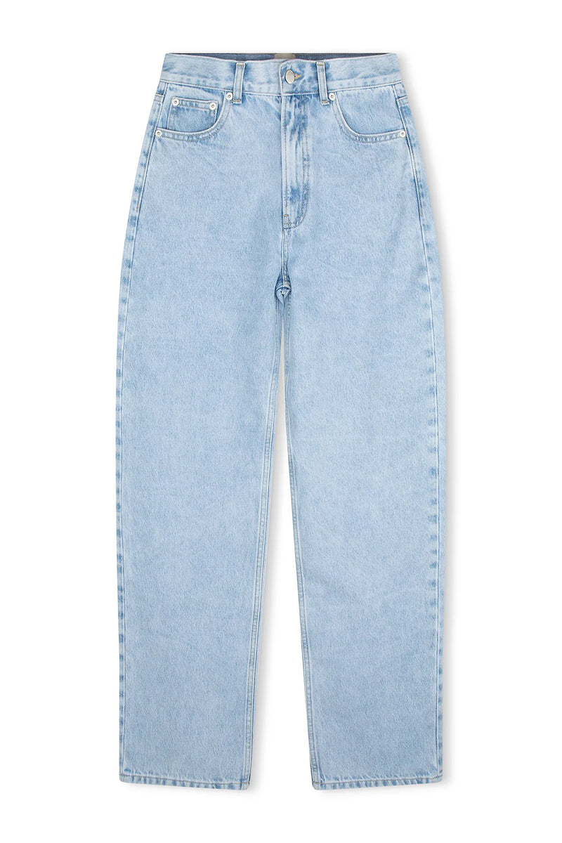 Mid Rise Recycled Denim Jean - Light Wash