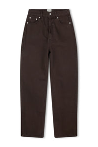 Mid Rise Recycled Denim - Cocoa