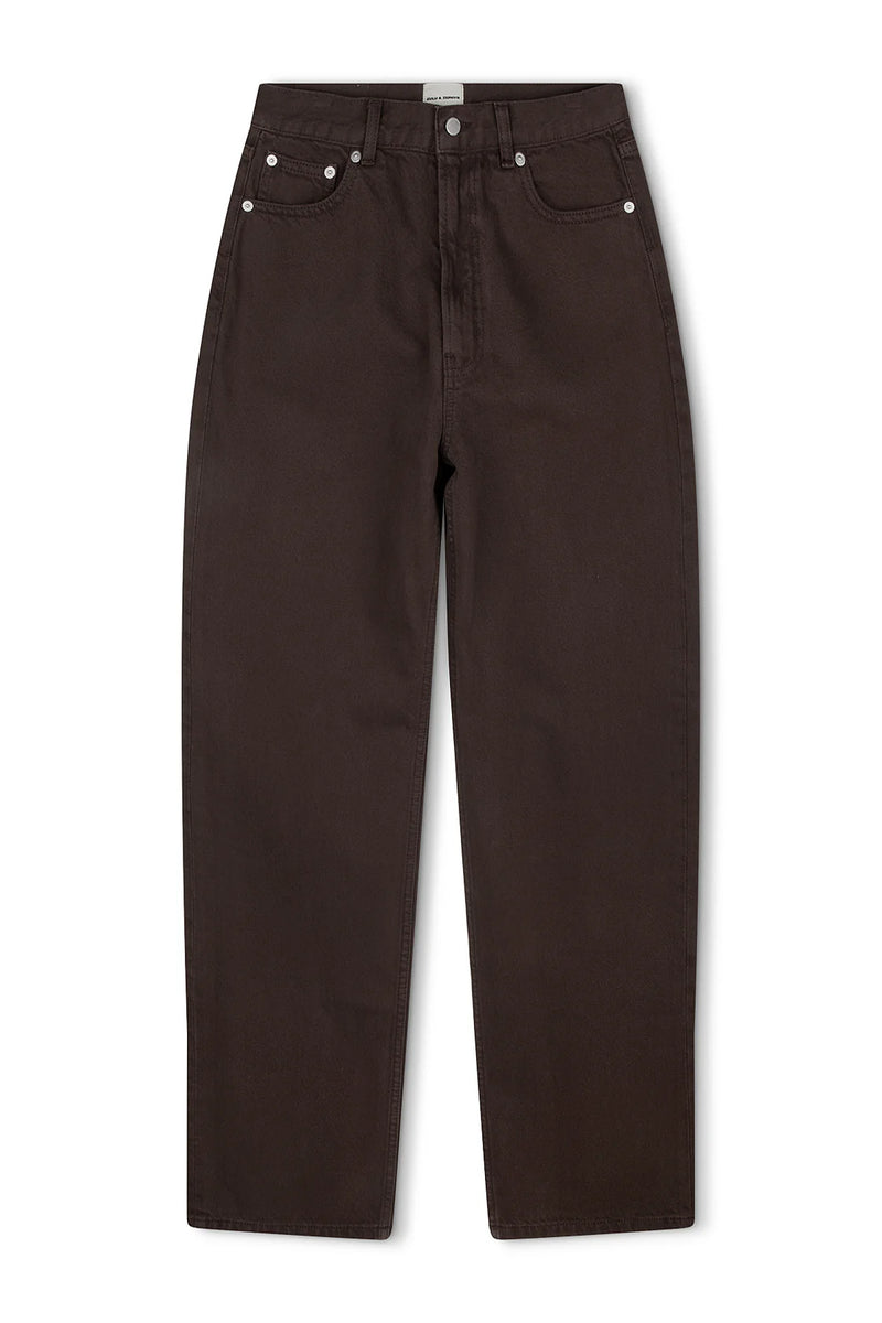 Mid Rise Recycled Denim - Cocoa