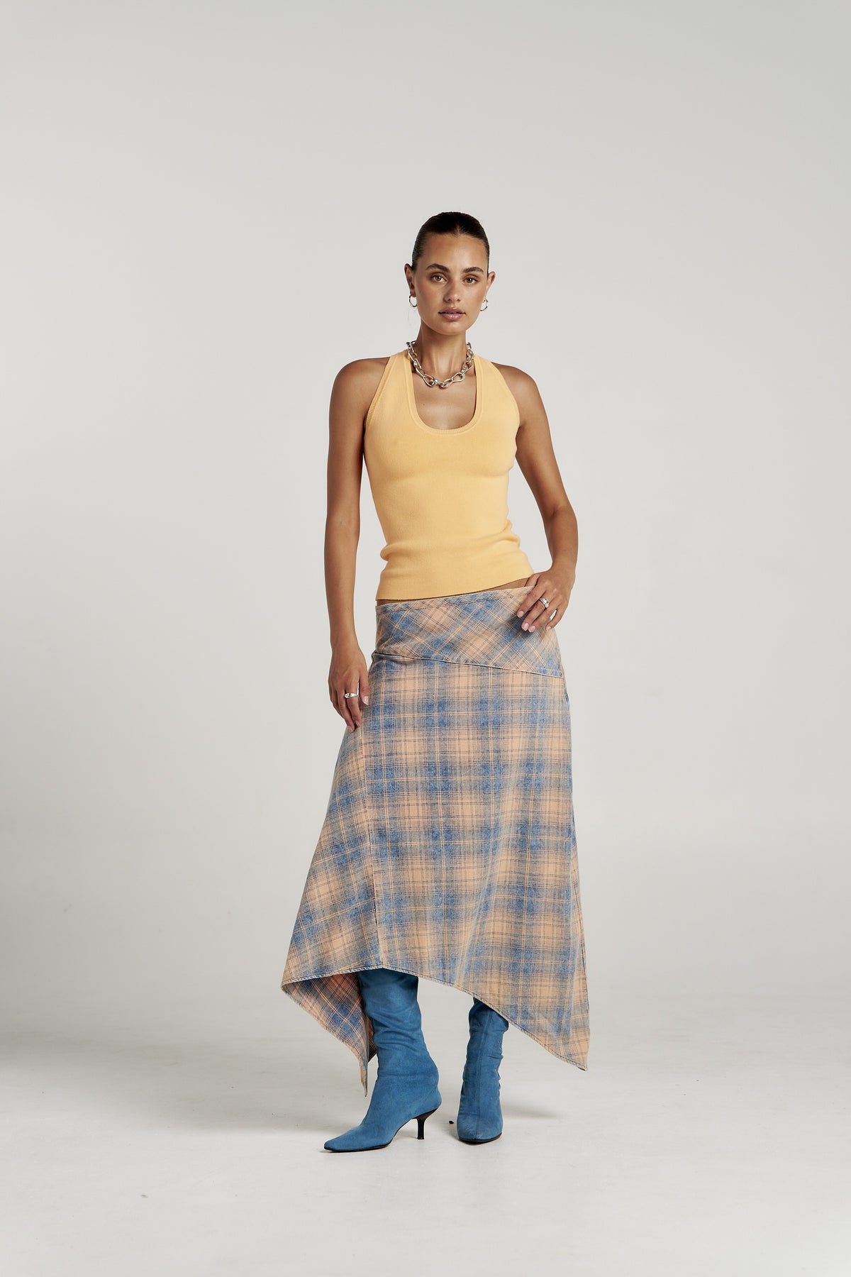 Frenchie Skirt Aperol Check