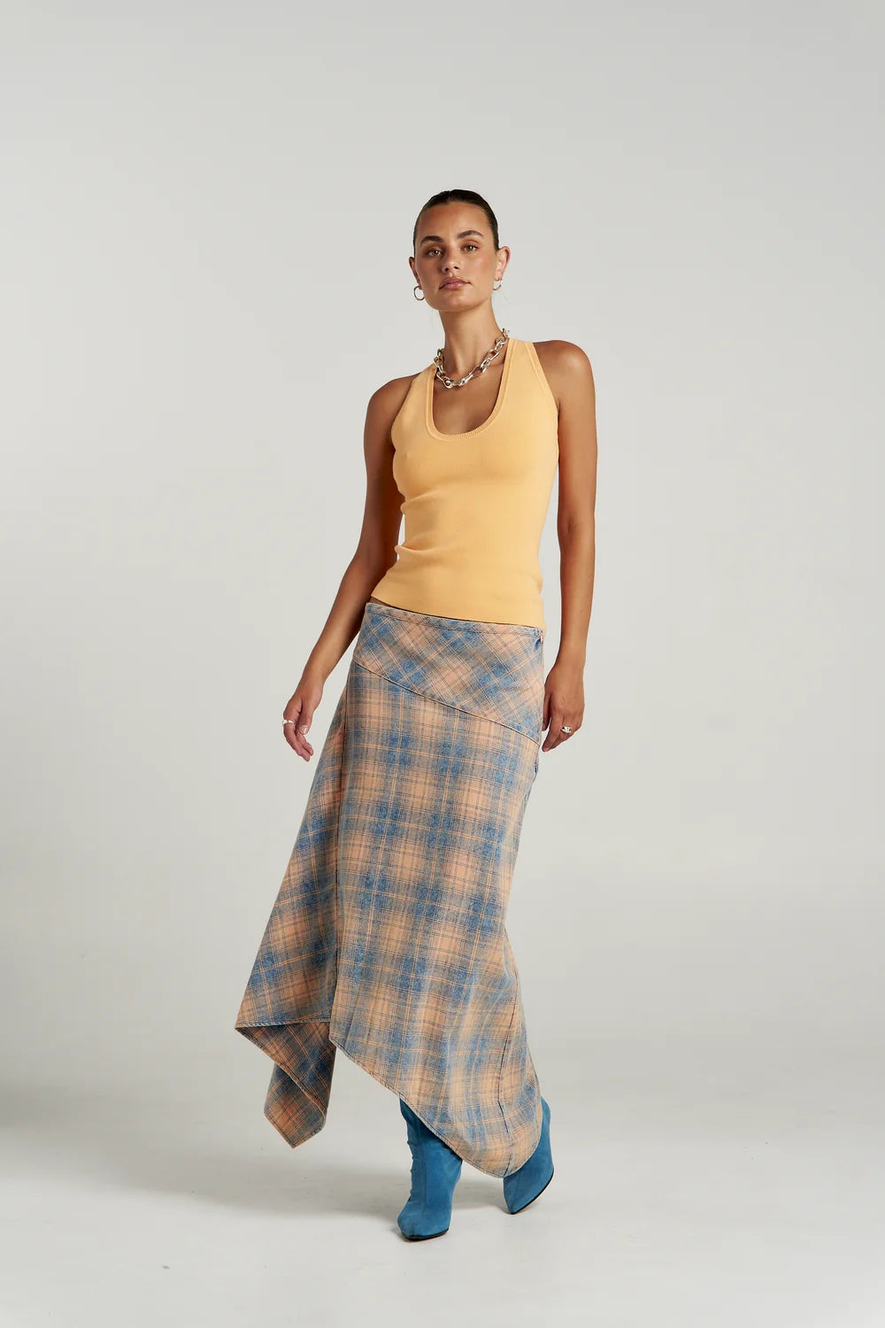 Frenchie Skirt Aperol Check