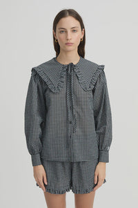 MAJA SHIRT - BLUE GINGHAM
