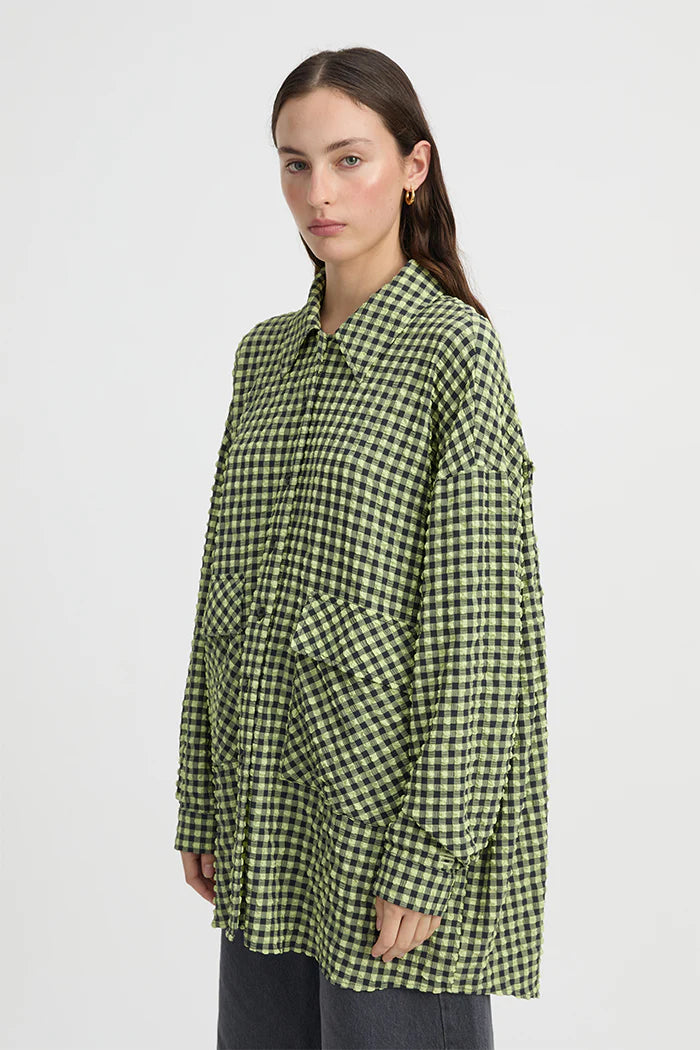 KNOX SHIRT - CHARTREUSE