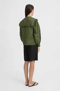 MAJA SHIRT - GREEN GINGHAM