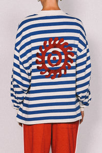 Nautical Long Sleeve Tee - Blue