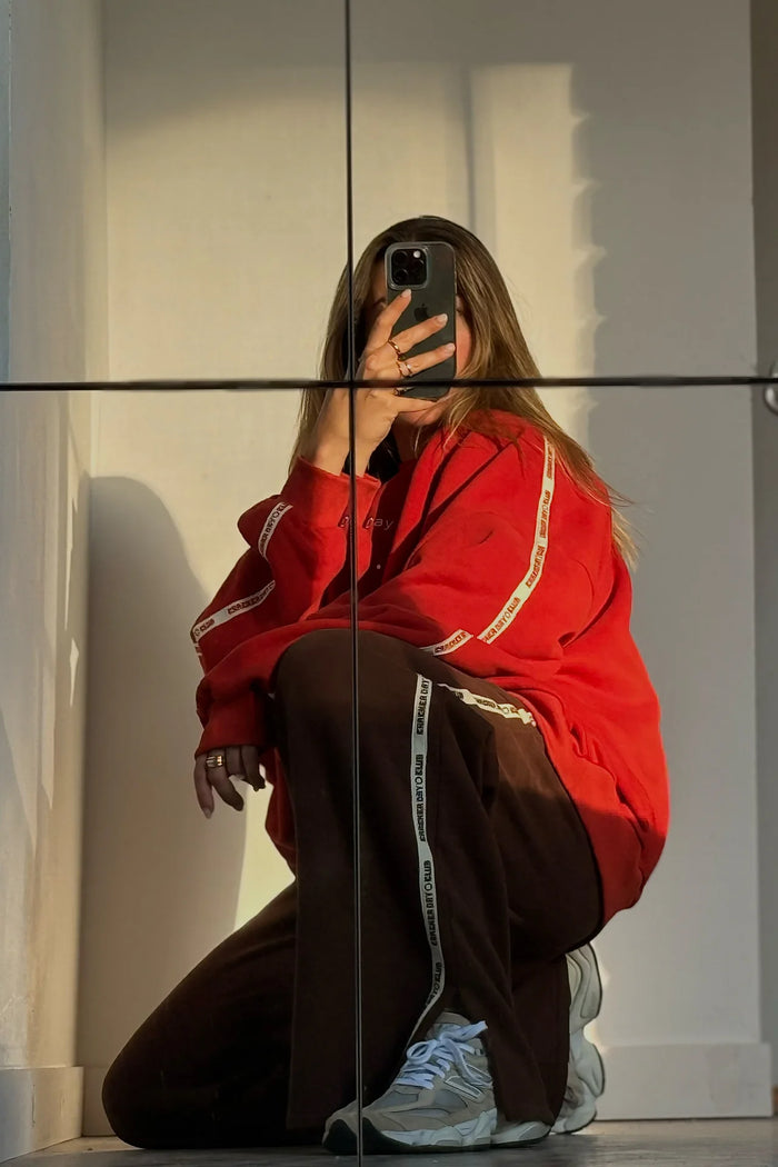 Cloud Racer Sweater - Red
