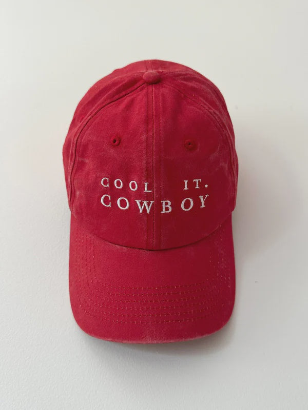Cool it. Cowboy Cap