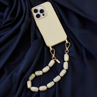 Abbey Beads Wristlet - Off White