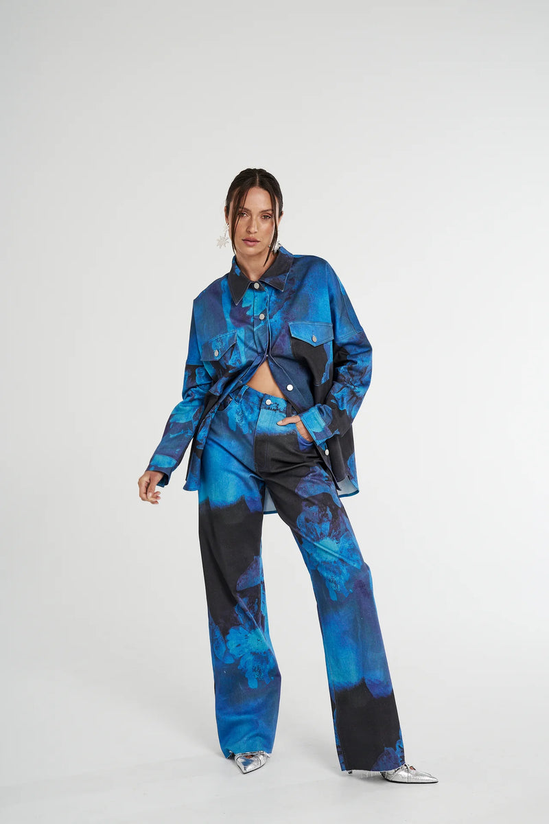 DENIM JACKET - DARK LUMEN