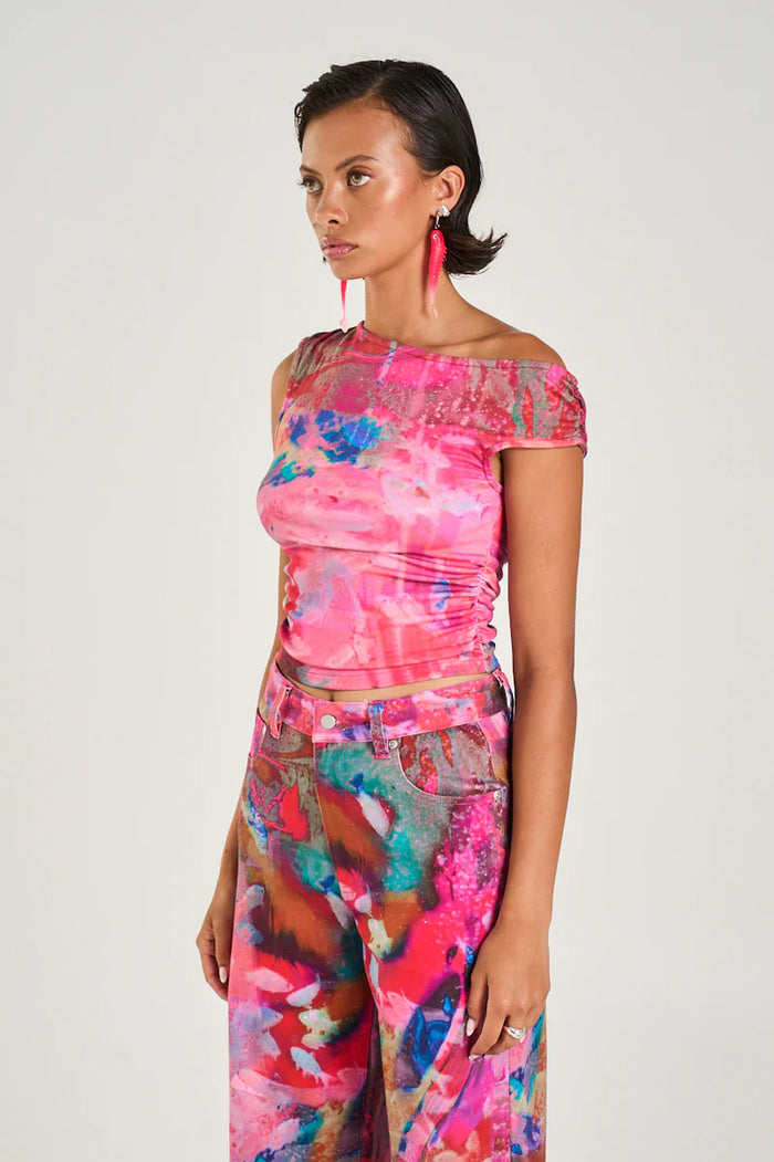 OFF SHOULDER TOP - FISH TANK