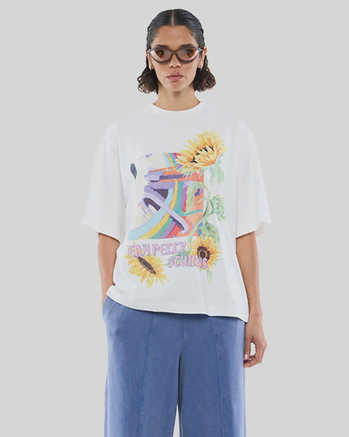 SUNFLOWER WARP TEE