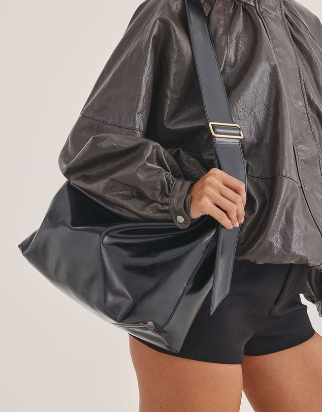 Sisa Shoulder Bag Black Shine