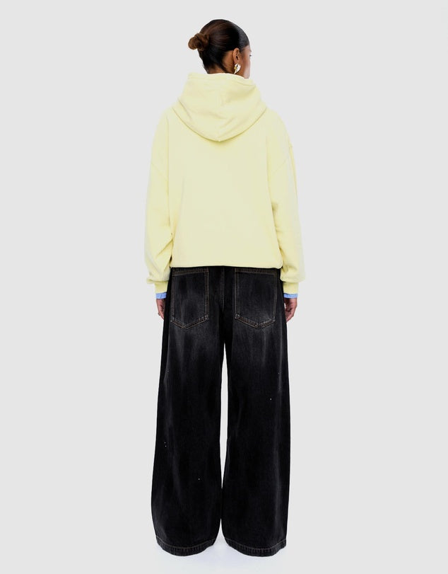 CASSIE OVERSIZED HOODIE - YELLOW