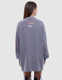 1997 TEE DRESS - WASHED GREY