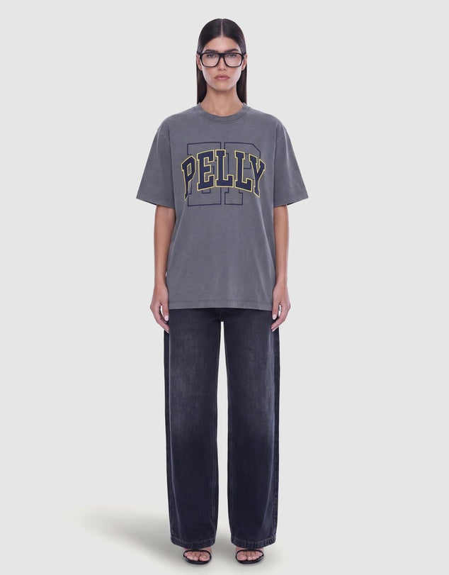 SOPHIA RELAXED TEE - WASHED GREY