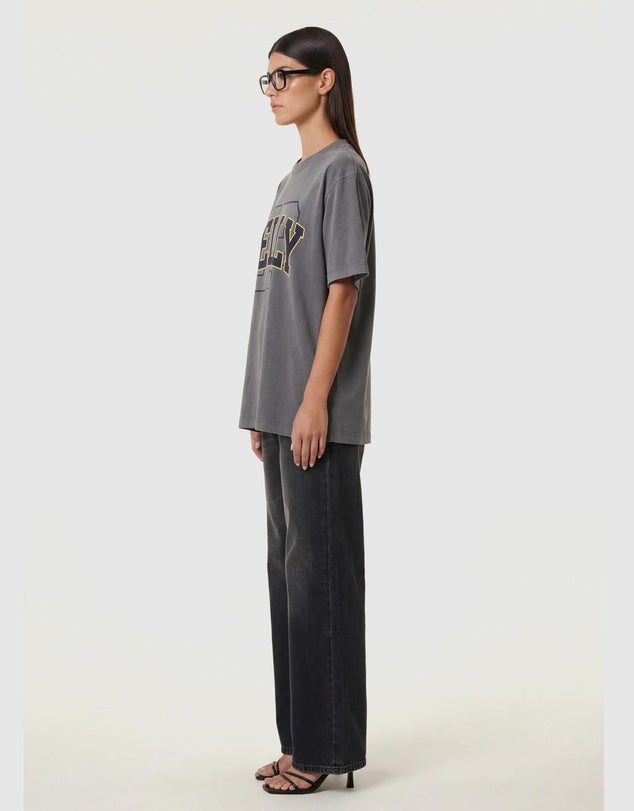 SOPHIA RELAXED TEE - WASHED GREY