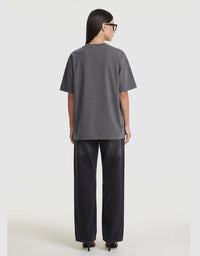 SOPHIA RELAXED TEE - WASHED GREY