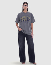 SOPHIA RELAXED TEE - WASHED GREY