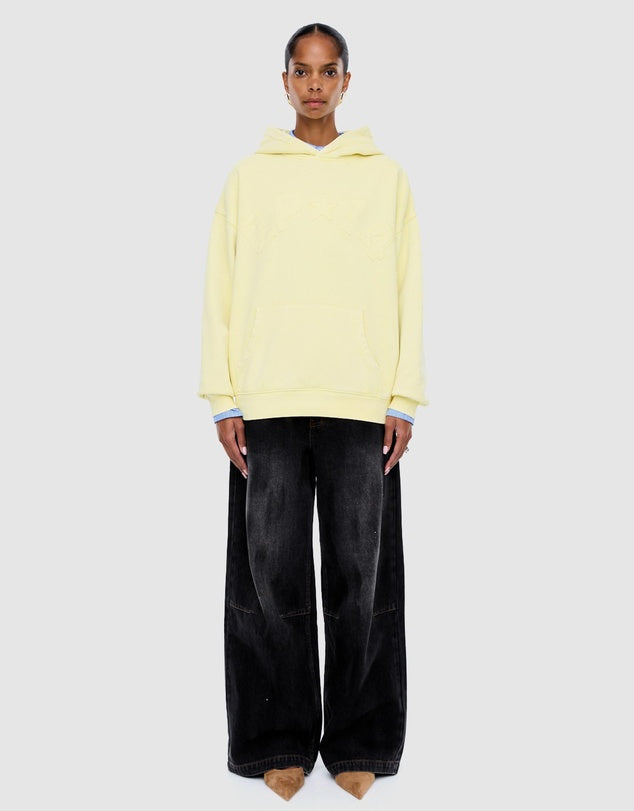 CASSIE OVERSIZED HOODIE - YELLOW