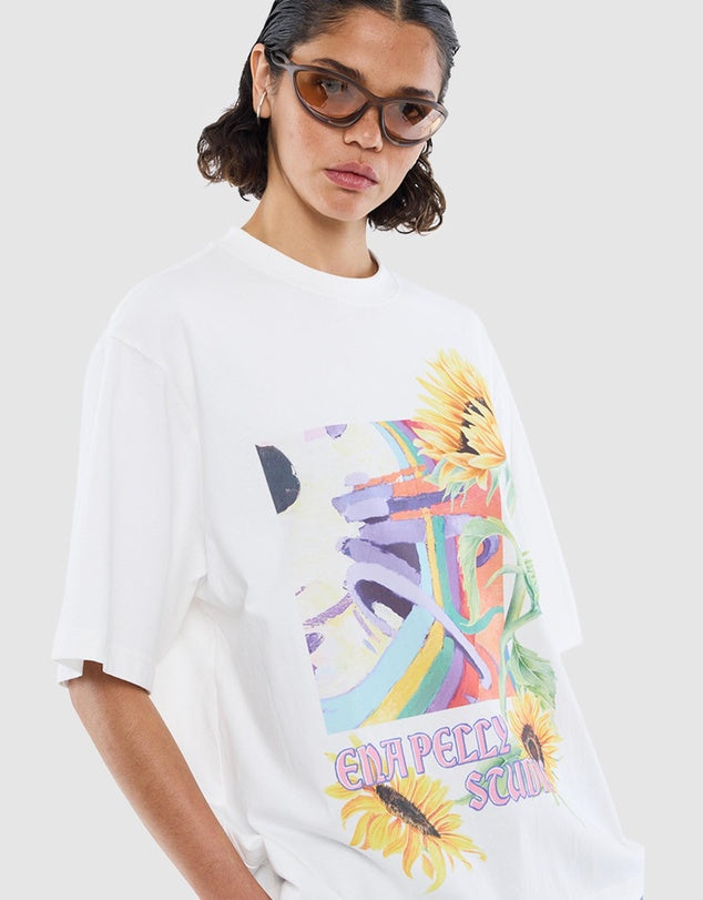 SUNFLOWER WARP TEE