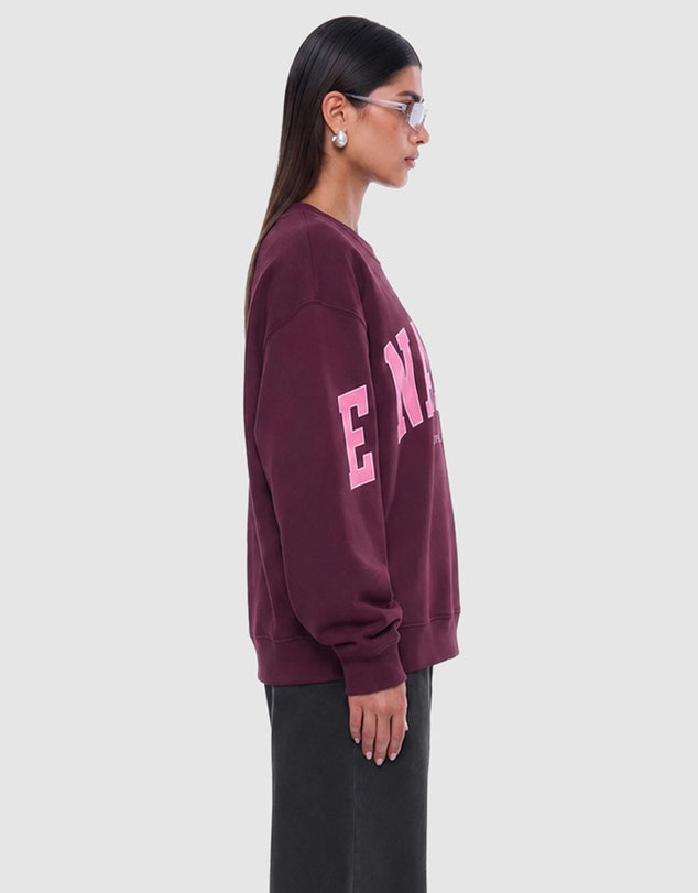 Mila Oversized Sweater Deep Cherry