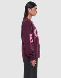 Mila Oversized Sweater Deep Cherry