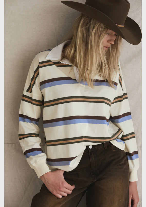 Jersey Blue/Brown