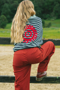 Nautical Long Sleeve Tee - Sage
