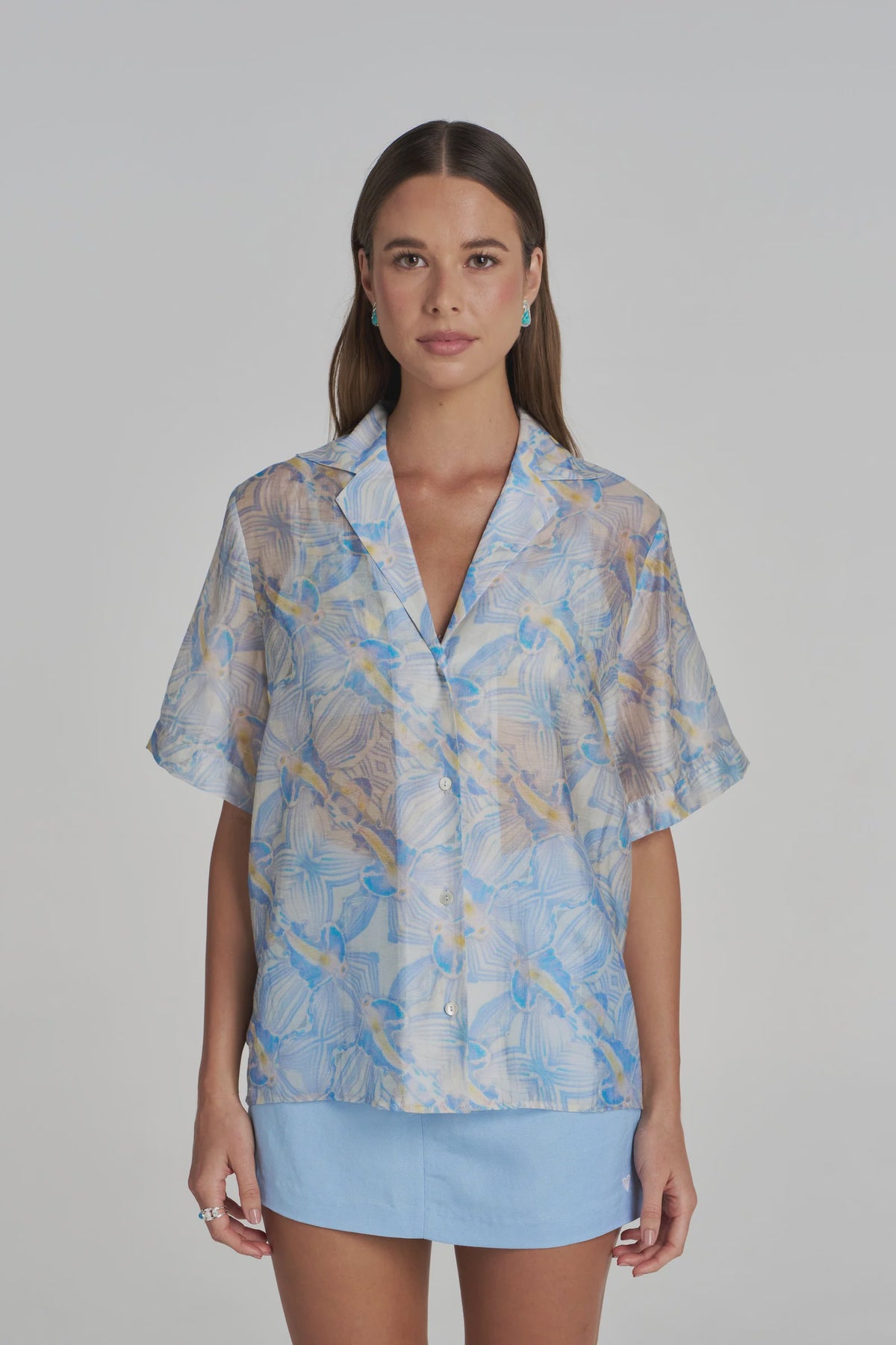 Boho SS Shirt Orchid Prism