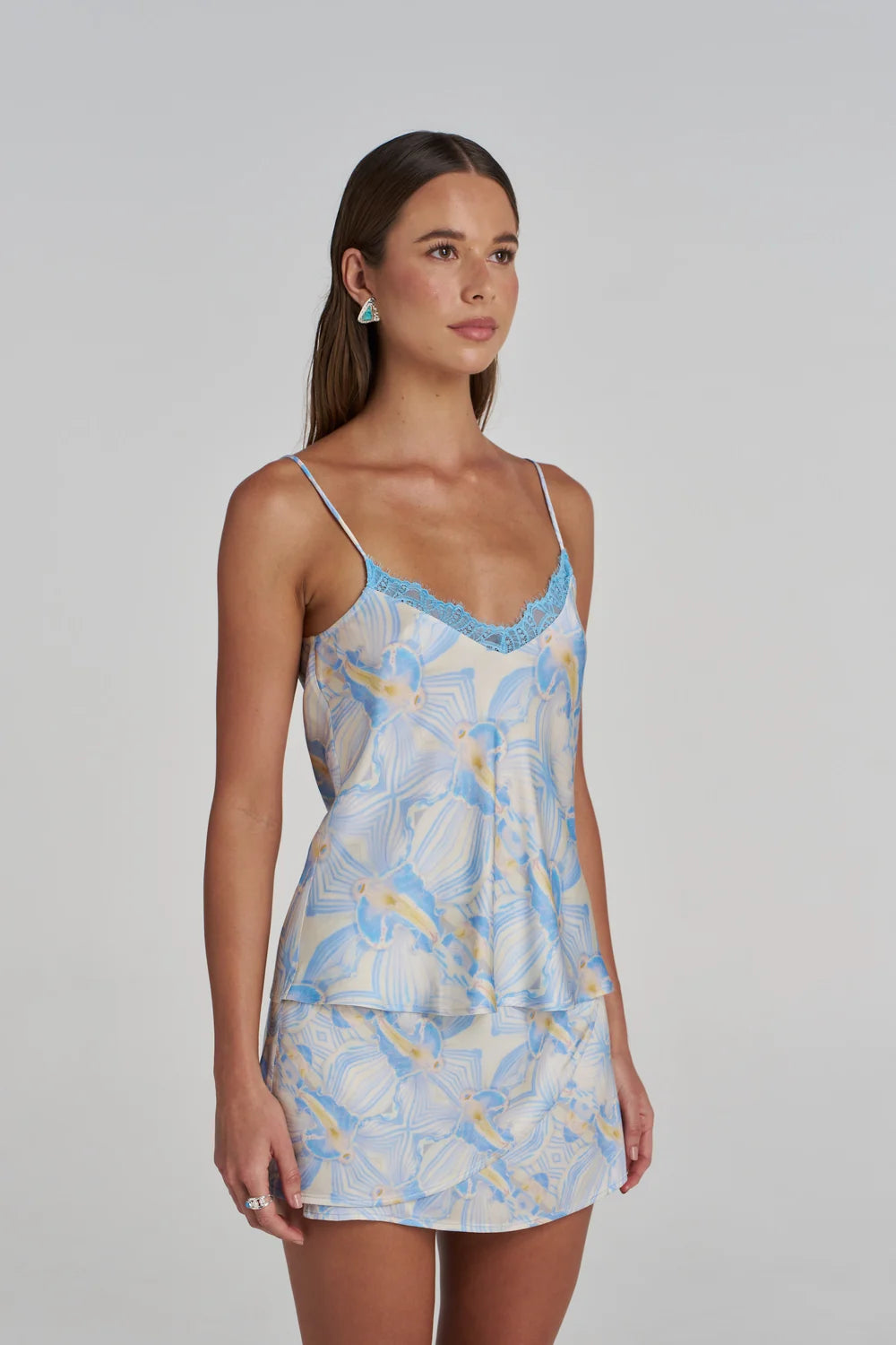 Siren Lace Top Orchid Prism