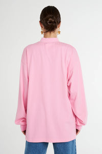 LS BAND TEE - PINK PINK