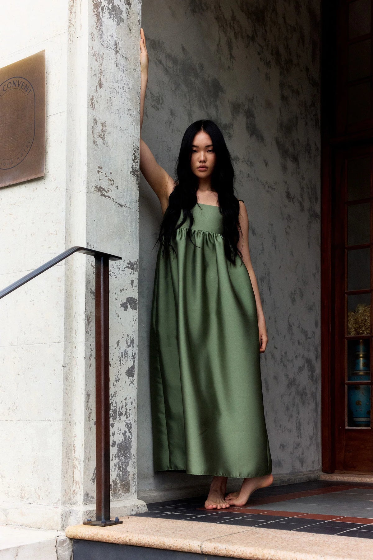 SYDNEY MAXI DRESS - SEAWEED