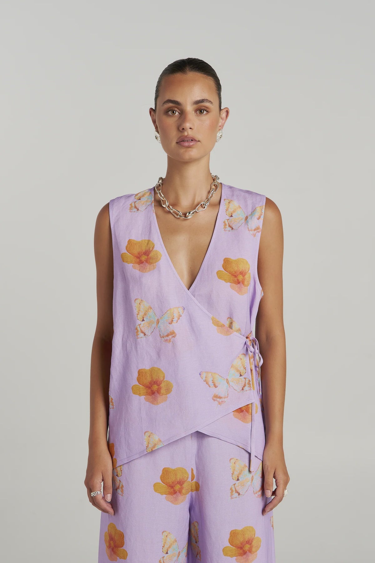 Reverie Tie Front Vest