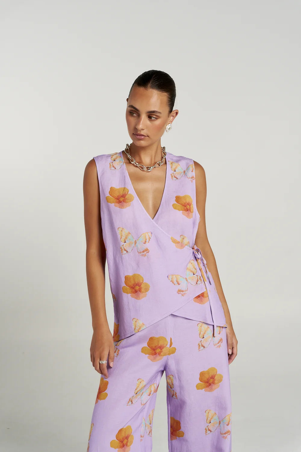 Reverie Tie Front Vest