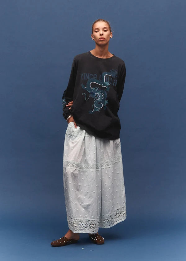 REX DRAGON ROSES LS TEE