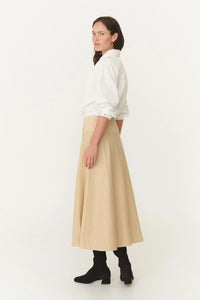 Anouk Midi Skirt - Khaki