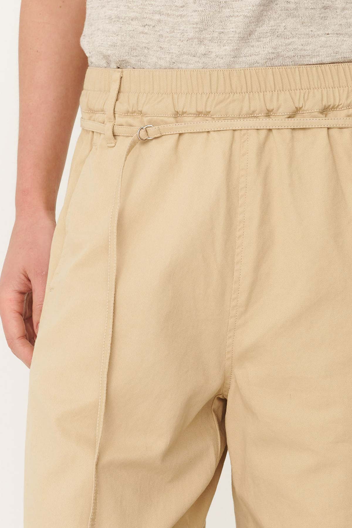 Maryanne Barrel Leg Pants - Khaki