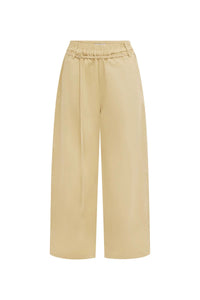 Maryanne Barrel Leg Pants - Khaki