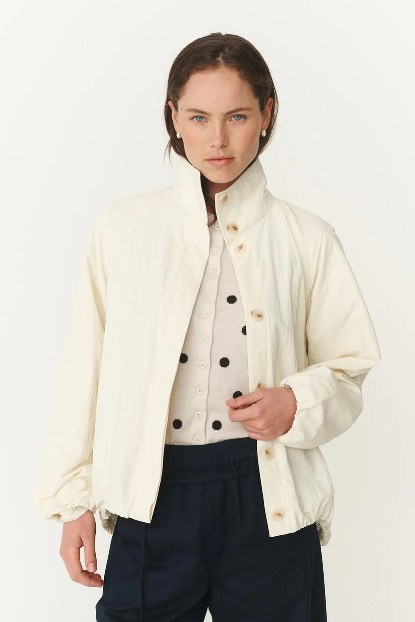 Soren Funnel Neck Bomber Jacket