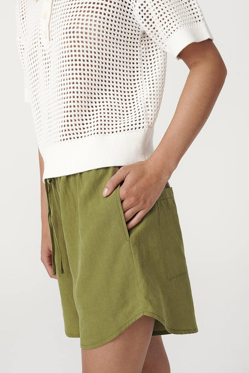 Tia Shorts - Palm Green