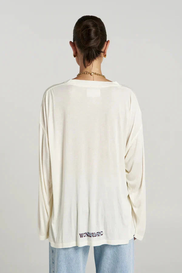 OS LS TEE - WONDERLAND