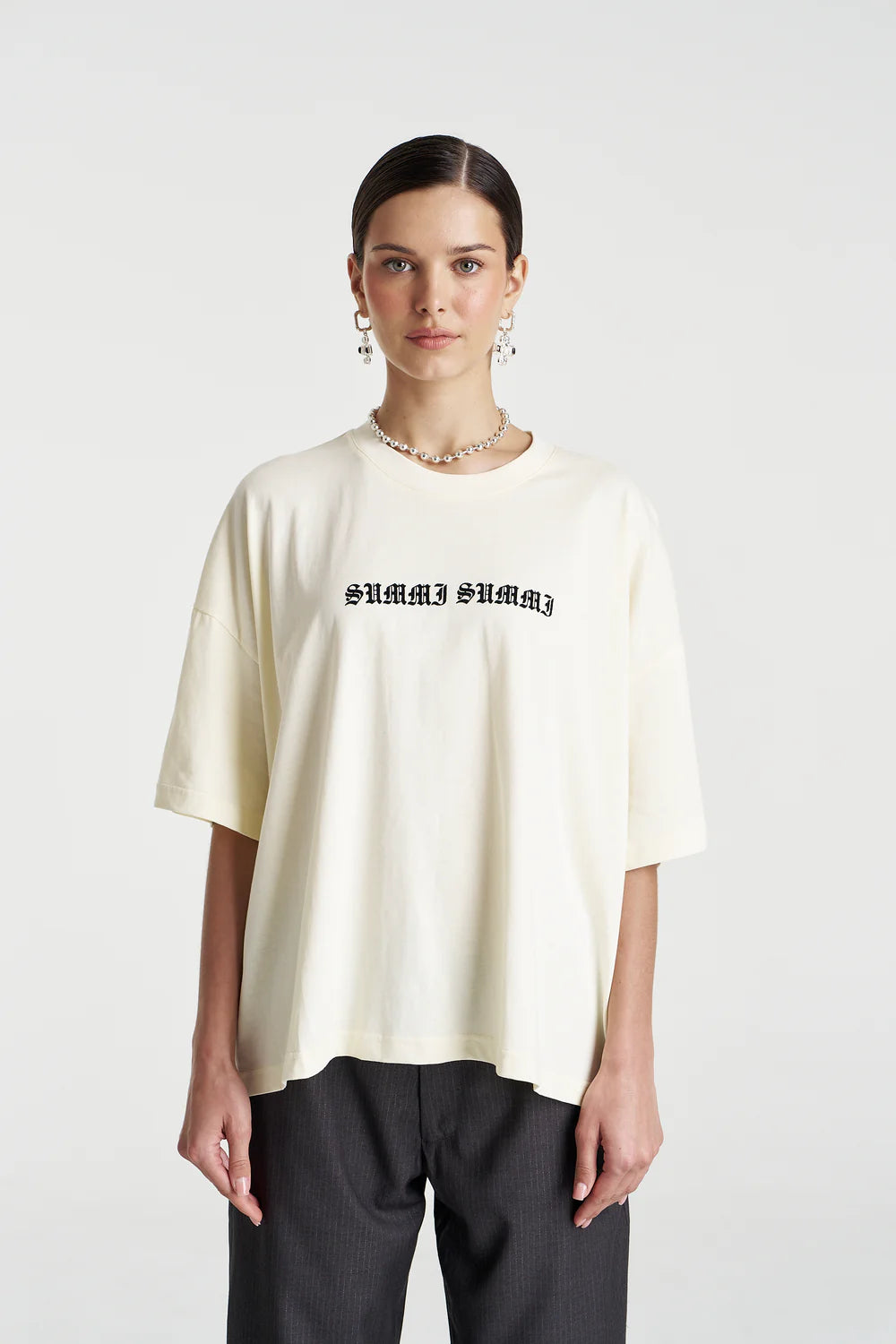BUTTERFLY SS TEE - VANILLA