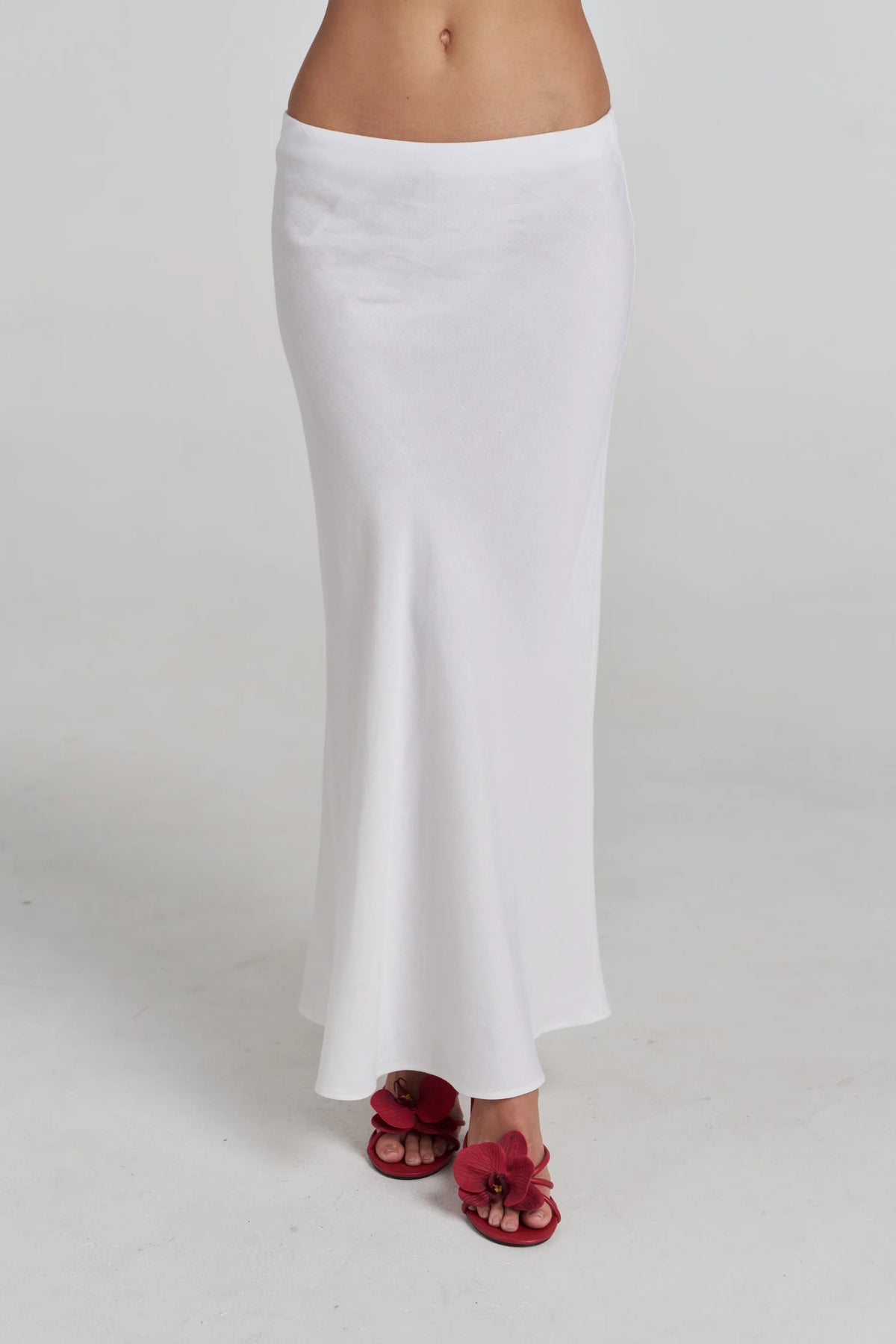 Slip Skirt White