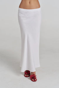 Slip Skirt White